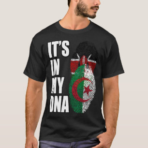 Camiseta Bandera Del Patrimonio De La Mezcla De ADN De Keni