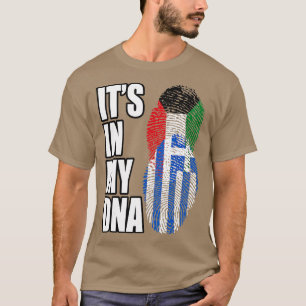 Camiseta Bandera Del Patrimonio De La Mezcla De Kuwait Y Gr