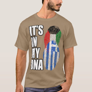 Camiseta Bandera Del Patrimonio De La Mezcla De Kuwait Y Gr