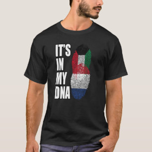 Camiseta Bandera Del Patrimonio De La Mezcla De Kuwait Y Ho