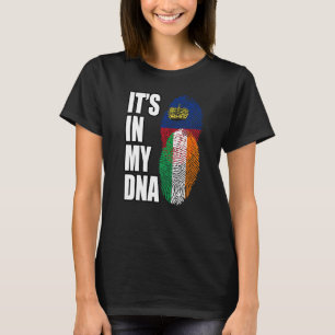 Camiseta Bandera Del Patrimonio De La Mezcla De Liechtenste