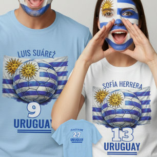 Camiseta Bandera del Patrimonio del Fútbol Nacional de Urug