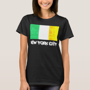 Camiseta Bandera del Patrimonio Irlandés de la Ciudad de Nu