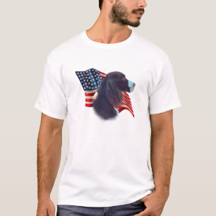 Camiseta Bandera del perro de aguas de saltador inglés