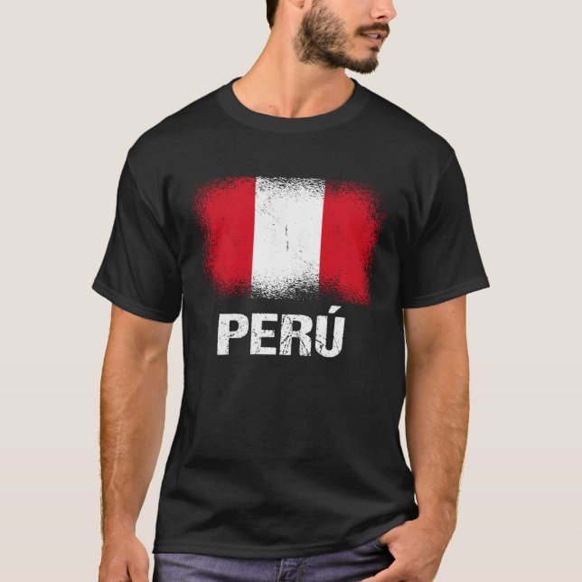 Camiseta Bandera del Perú 1 (Anverso)