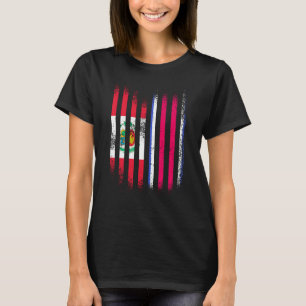 Camiseta Bandera del Perú Costa Rica Grove Banderas de país