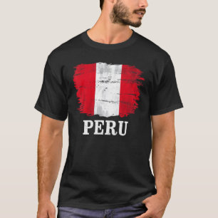 Camiseta Bandera del Perú vintage para el Perú