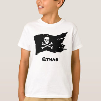 Camiseta Bandera del pirata negro