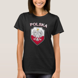 Camiseta Bandera del polaco del águila de Polska