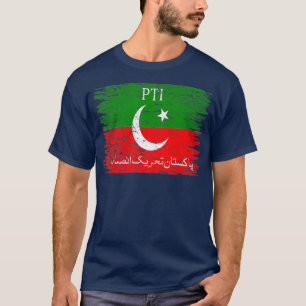 Camiseta Bandera del PTI Imran Khan Pakistán Bandera Orgull