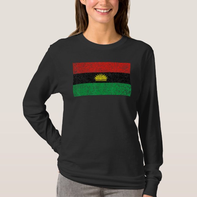 Camiseta Bandera Del Pueblo Igbo Biafra Nigeria (Anverso)
