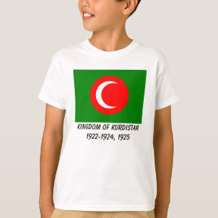 Camiseta Bandera del Reino del Kurdistán (1922-1924, 1925)