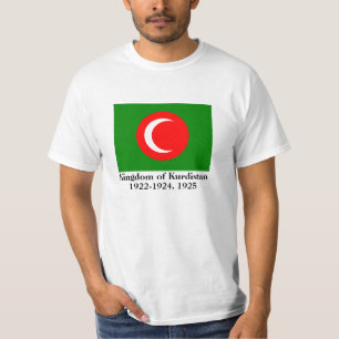 Camiseta Bandera del Reino del Kurdistán (1922-1924, 1925)
