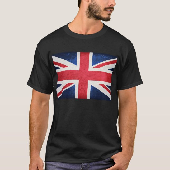 Camiseta Bandera del Reino Unido; (Anverso)