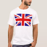 Camiseta Bandera del Reino Unido<br><div class="desc">gran,  gran,  británico,  bandera,  real,  boda,  william,  kate,  príncipes,  catherine,  middleton,  reino unido,  gbr,  británico,  inglaterra,  princesa,  inglaterra, </div>