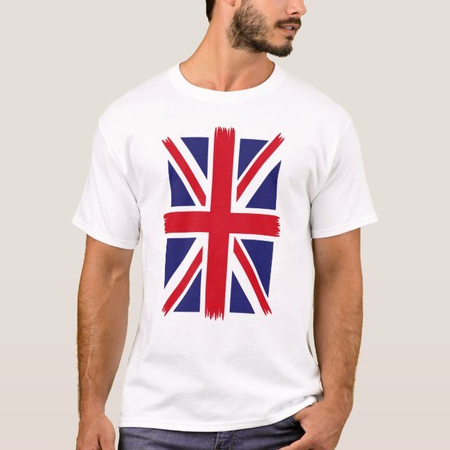 Camiseta Bandera del Reino Unido Bandera de Gran Bretaña (Anverso)