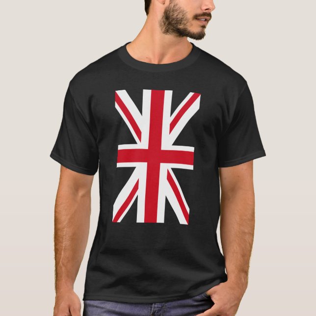 Camiseta Bandera del Reino Unido Bandera de Gran Bretaña (Anverso)