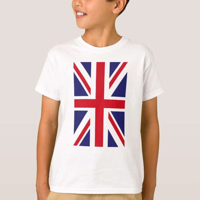 Camiseta Bandera del Reino Unido Bandera de Gran Bretaña (Anverso)