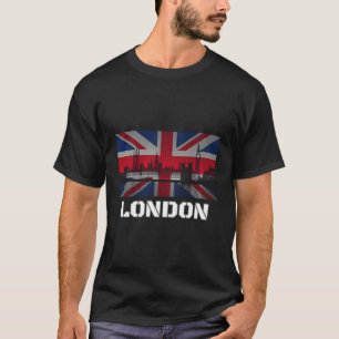 Camiseta Bandera del Reino Unido de Londres City