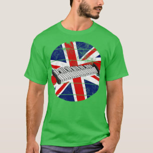 Camiseta Bandera del Reino Unido de Xilófono Gran Bretaña P