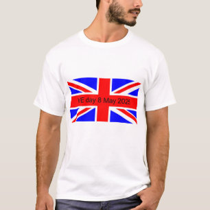 Camiseta Bandera del Reino Unido Día VE 2025