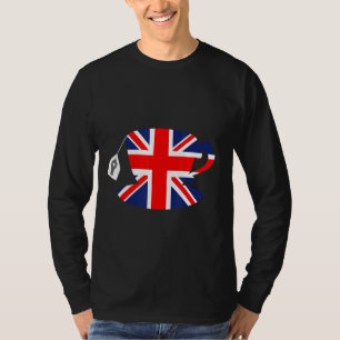 Camiseta Bandera Del Reino Unido I Unión Jack I Teapot A