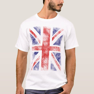 Camiseta Bandera del Reino Unido muy de moda con estilo des