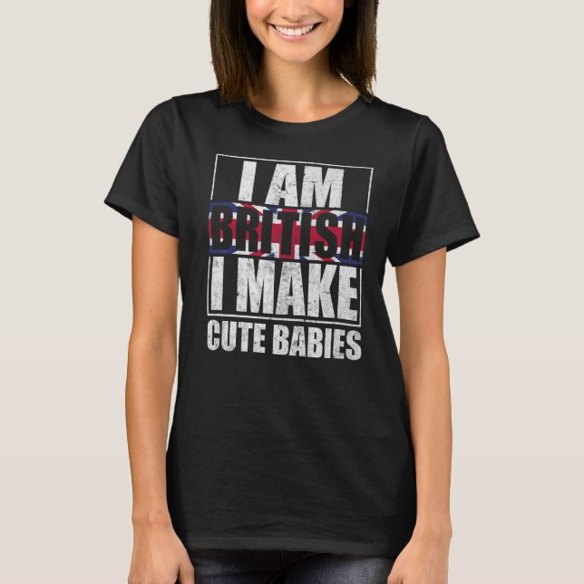 Camiseta Bandera del Reino Unido Orgullosos Británicos Homb (Anverso)