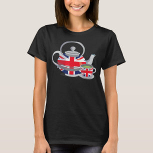 Camiseta Bandera del Reino Unido Unión I Jack I Teapot a