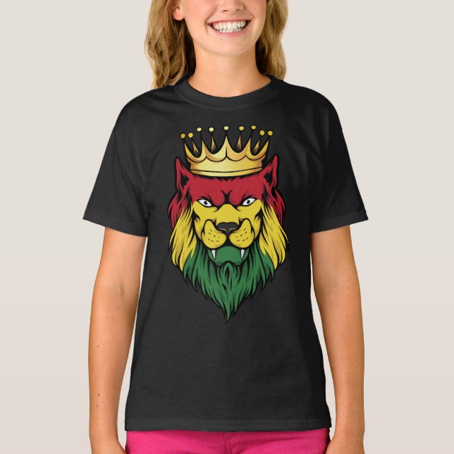 Camiseta Bandera del Rey del León de Bolivia (Anverso)