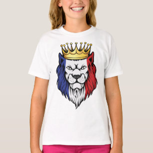 Camiseta Bandera del Rey del León de Francia