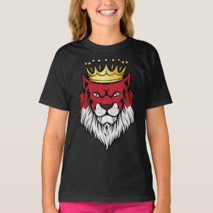 Camiseta Bandera del Rey del León de Indonesia