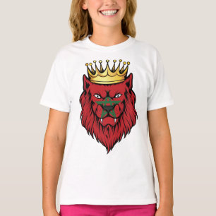Camiseta Bandera del Rey del León de Marruecos