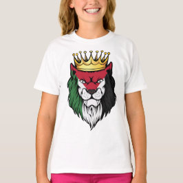 Camiseta Bandera del Rey del León de Palestina