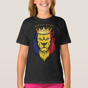 Camiseta Bandera del Rey del León de Rumania