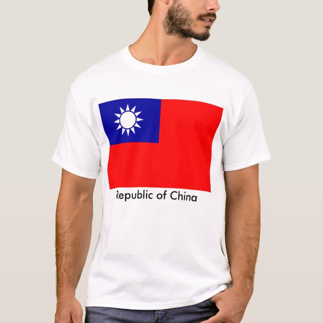 Camiseta Bandera del ROC, la República de China (Anverso)