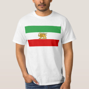Camiseta Bandera del Shah de 1964-1980) شیروخورشی