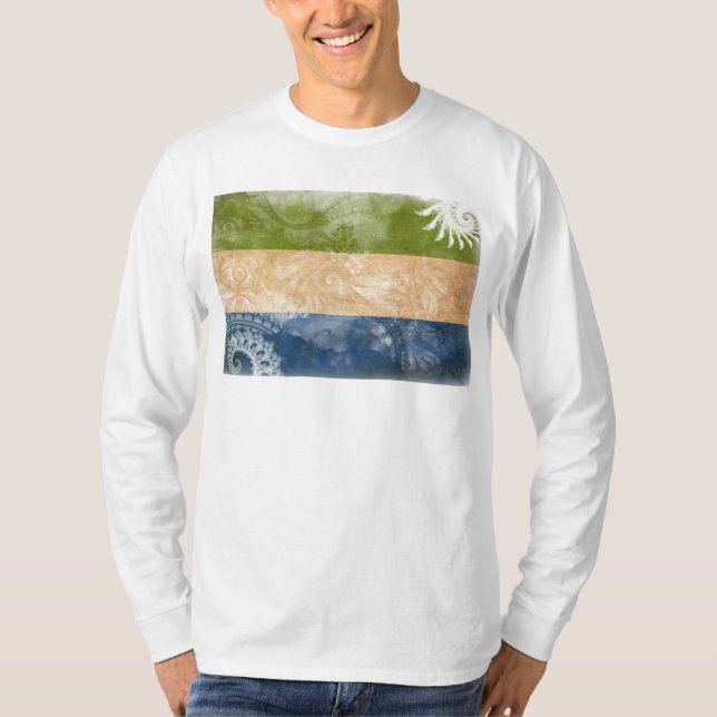 Camiseta Bandera del Sierra Leone (Anverso)