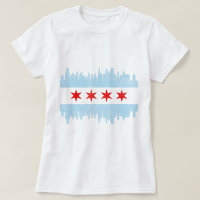 Bandera del Skyline de Chicago con problemas