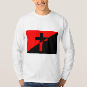 Camiseta Bandera del socialismo cristiano y el anarquismo (