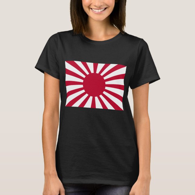 Camiseta Bandera del sol naciente de Japón (Anverso)