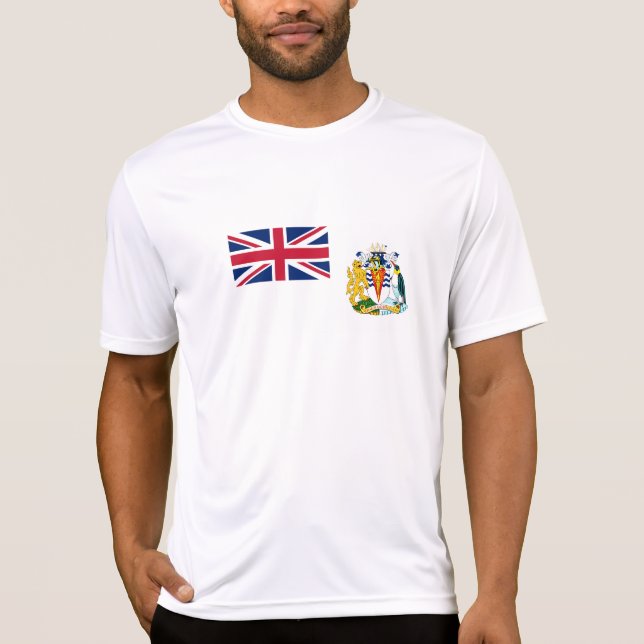 Camiseta Bandera del Territorio Antártico Británico (Anverso)