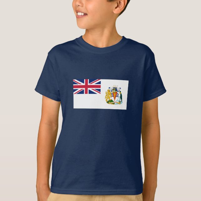 Camiseta Bandera del Territorio Antártico Británico (Anverso)