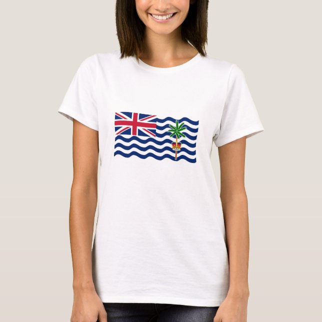 Camiseta Bandera del Territorio del Océano Índico Británico (Anverso)