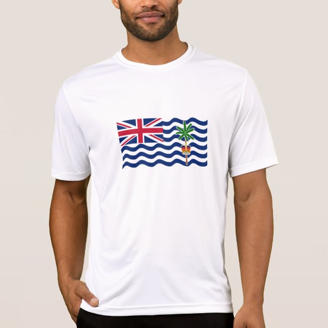 Camiseta Bandera del Territorio del Océano Índico Británico (Anverso)