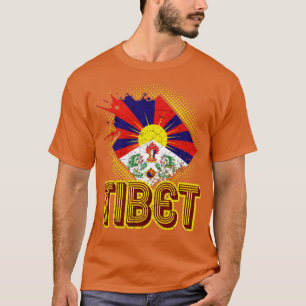 Camiseta Bandera del Tíbet