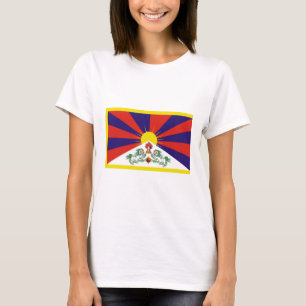 Camiseta Bandera del Tíbet Libre