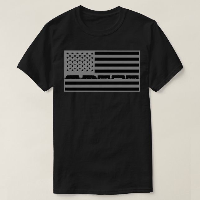 Camiseta Bandera del trabajador ferroviario (Diseño del anverso)
