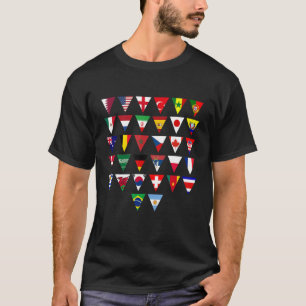 Camiseta Bandera del Triángulo Cute 32 Festival del País So