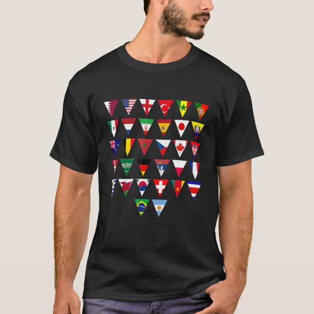 Camiseta Bandera del Triángulo Cute 32 Festival del País So (Anverso)